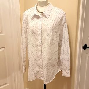 BFA CLASSIC White W/Turquoise Polka Dots